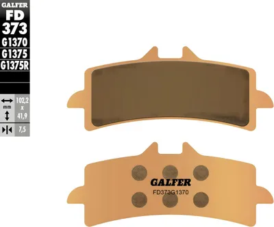 Produktbild von Bremsbeläge Set Galfer 2x FD373G1370 Sinter-Metall STREET vorne für KTM Super Duke R, Triumph Scrambler Thruxton EFI Ducati Multistrada Enduro Speed Bj. 2007 - 2025