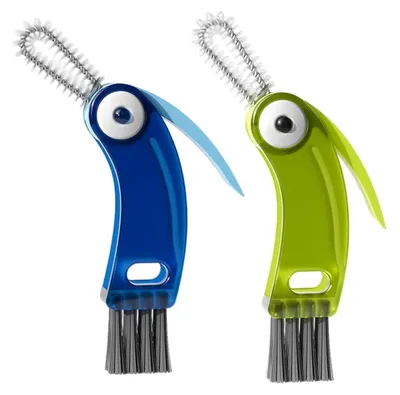 Immagine prodotto di Set di spazzole per la pulizia 3-in-1, 2 pezzi, spazzole per fughe, ideali per bagno e cucina