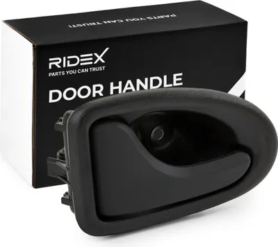 Produktbild von RIDEX 1373D0107 Türgriff Innen Vorne Links Hinten Rechts für RENAULT KANGOO (KC0/1) Schwarz