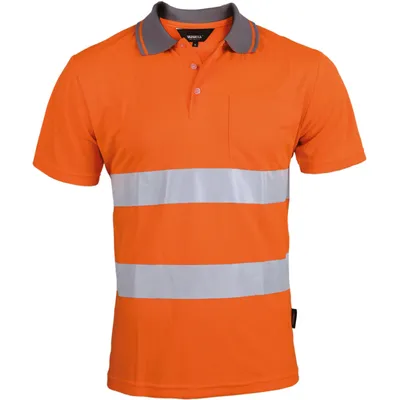 Produktbild von Vizwell Coolpass Poloshirt VWP1A leuchtorange L