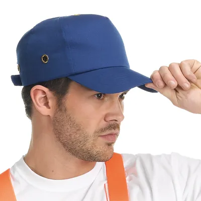 Produktbild von VOSS-Cap classic in Baseballcap-Optik Anstoßkappe nach EN 812 weiß  Größe