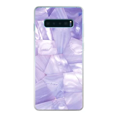 Produktbild von MuchoWow® Handyhülle Schutzhülle Hülle für Samsung Galaxy S10 Plus Naturstein - Muster - Perlmutt Silikon Softcase Handy Hülle - Schutzhülle