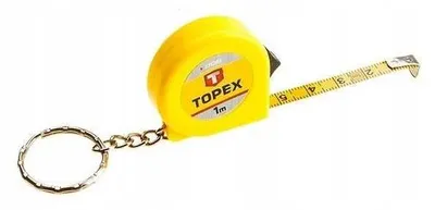 Productafbeelding van TOPEX Mini-meetlint, sleutelhanger, 1 meter