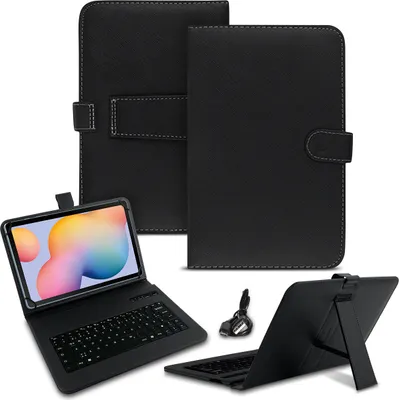 Produktbild von Tablet Hülle für OSCAL Pad 30 90 80 70 16 7 Tasche Bluetooth Tastatur QWERTZFarben:Schwarz