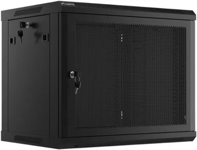 Immagine prodotto di Lanberg WF01-6606-00B Armadio rack 6U a parete Nero