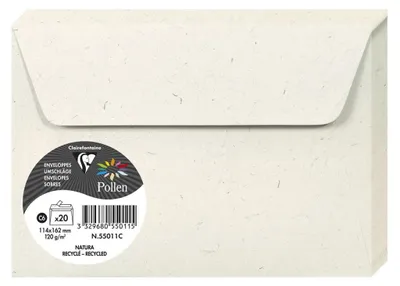 Obrázek produktu pro Pollen by Clairefontaine 55011C Pyl od Clairefontaine obálka C6, Natura