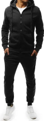 Produktbild von Dstreet Mens Trainingsanzug Schwarzes Zimmer L