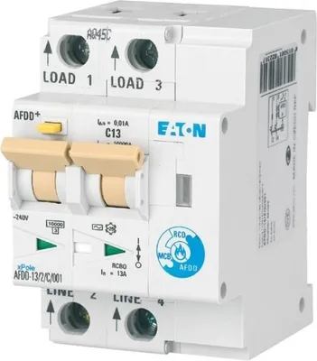 Immagine prodotto di Eaton AFDD BRANDSCHUTZSCHALTER 2.POL (AFDD-13/2/C/003-A)
