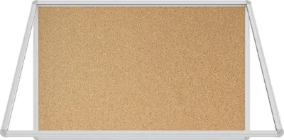 Produktbild von Kork-Schaukasten 120x90cm mit Aluminiumrahmen
