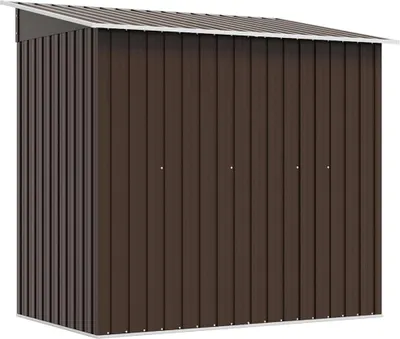 Produktbild von vidaXL Geräteschuppen Braun 194x121x181 cm Stahl