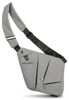 Immagine prodotto di Borsa a tracolla da uomo HARAHU Pulse - Grigia KP40322