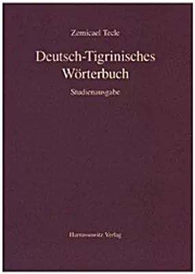 Image de Deutsch-Tigrinisches Wörterbuch
