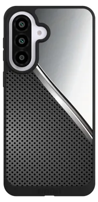 Produktbild von NIVOCASE Handyhülle für Samsung Galaxy A57 5G  Hülle NIVOpure Case Schwarz Carbon Metall Stahl
