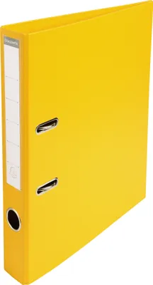 Produktbild von Exacompta 10x Ordner Prem'Touch PVC, Rücken 50mm, 32x29cm A4 Maxi, Gelb, 53549E