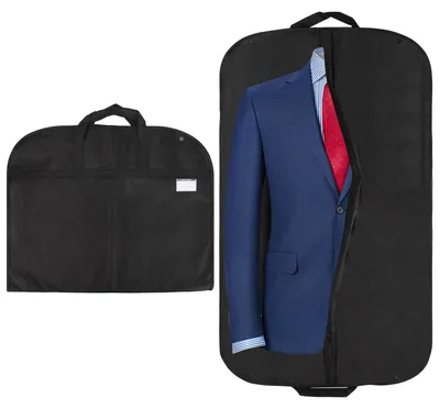Kleidersack 60x100 cm, 2 Stück, mit Reißverschluss und Tragegriff