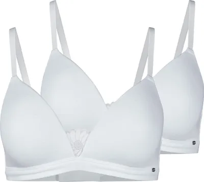 Produktbild von 2er Pack Triangel Schalen BH ohne Bügel BaumwolleLace Essentials von der Marke Skiny 85C