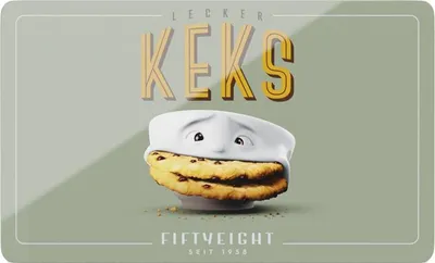 Image de Tasse TV « Planchette de petit-déjeuner 01.29 » – Biscuit délicieux – Édition vintage