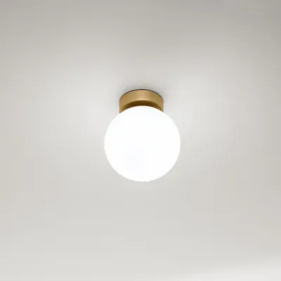 Zdjęcie produktu dla Współczesna metalowa lampa ścienna Maga Gold 1 Light E14