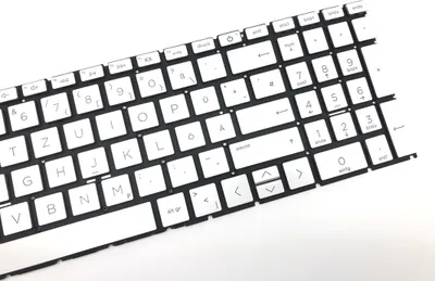 Produktbild von DEUTSCHE - Tastatur Keyboard Silber kompatibel für HP Pavilion 15-eg2615ng (67Z61EA)