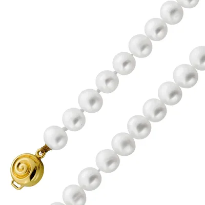 Produktbild von Perlenkette 42cm Süßwasserperlen 6.6-5.7mm Gold 585 14K  42
