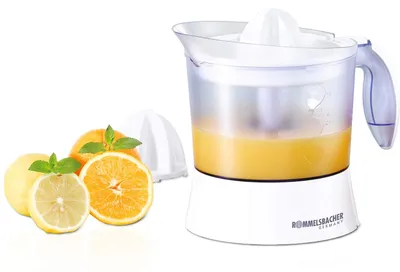 Imagen del producto de Exprimidor de cítricos Rommelsbacher ZP 40, 40 vatios, capacidad de 1 litro, carcasa de plástico
