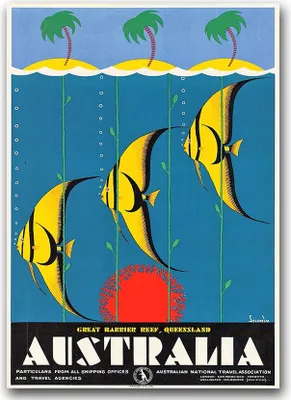 Produktbild von Poster - Canvas - Leinwand - 59,4 cm x 84,1 cm - Fotoposter - Leinwandkunst - Australien