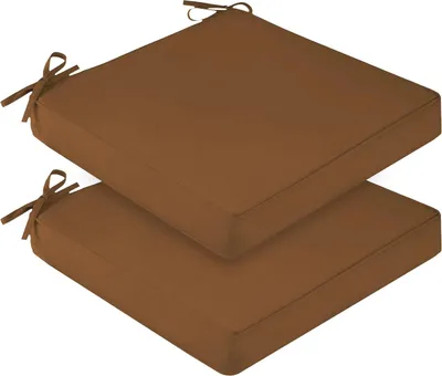 Produktbild von Außen-Sitzkissen, wasserdicht, hochdichter Schaumstoff, Kaffee, 48x48x10cm-19x19x4in