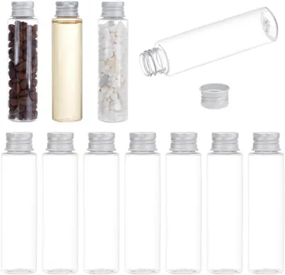 Produktbild von Reagenzgläser 50 ml, 30 Stück, klare Glasvials, mit Schraubverschluss, für Laboranwendungen