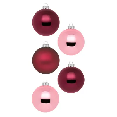 Produktbild von Weihnachtskugeln Glas 6cm 20 Stück - Berry Kiss