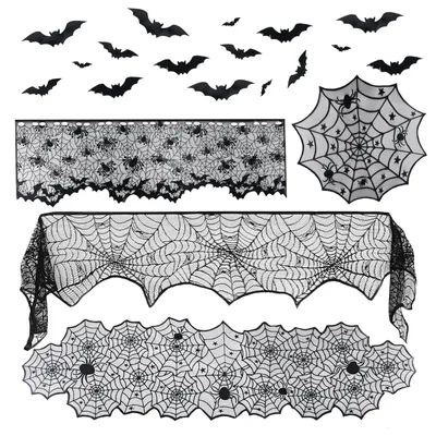 Obrázok produktu pre Obrus s motívom pavučiny na Halloween