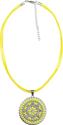 Produktbild von Kurze Kette Marle mit rundem Anhänger von collezione alessandro