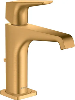 Immagine prodotto di hansgrohe AXOR Citterio E Mitigeur monocommande de lavabo 125 avec béqu'ille et set de déchets, 36110250, 36110250