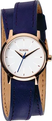 Produktbild von Nixon A4031675-00 Damen-Armbanduhr, Edelstahl-Gehäuse, Leder-Armband