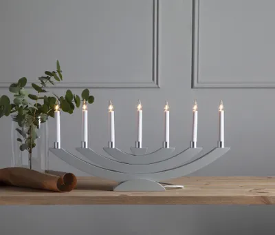Produktbild von Star Trading Fensterleuchter "Navida", 7-flammig