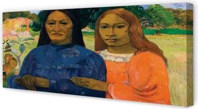 Produktbild von Leinwandbild 125x50 Wandkunst Art Porträt der weiblichen