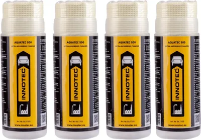 Immagine prodotto di 4 pezzi INNOTEC Aquatec 500 – Panni in pelle ultra assorbenti per auto, moto e vernici di autoveicoli – asciugatura senza aloni su cromo e vetro