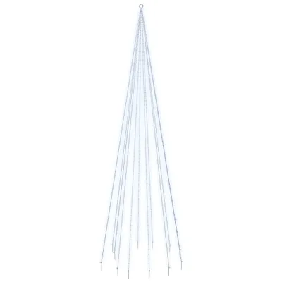 Immagine prodotto di Albero di Natale a LED per pennone Bianco freddo 732 LED 500 cm