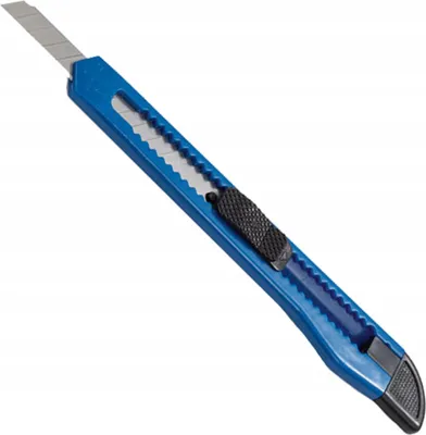 Produktbild von Professionelles Abbrechmesser 9mm - Teppich, Folie, Papier - Blau | Euro-RTM