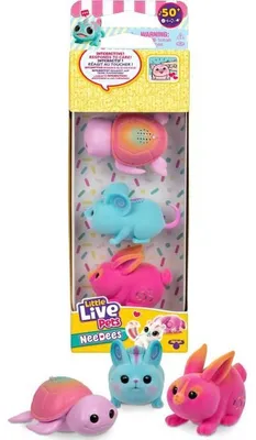 Produktbild von 3er-Packung - Little Live Pets - Serie 2 - Elektronische Haustiere