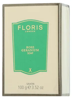 Obrázek produktu pro Mýdlo Floris Bath & Body Rose Geranium (100 g)