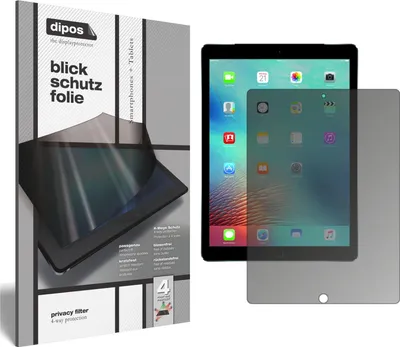Produktbild von Blickschutzfolie für Apple iPad Pro 12,9 Zoll matt Schutzfolie Folie Display Schutz dipos