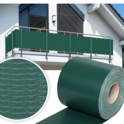Produktbild von VINGO Sichtschutzstreifen PVC Multifunktionen Rolle Zaun fuer Doppelstab Mattenzaun