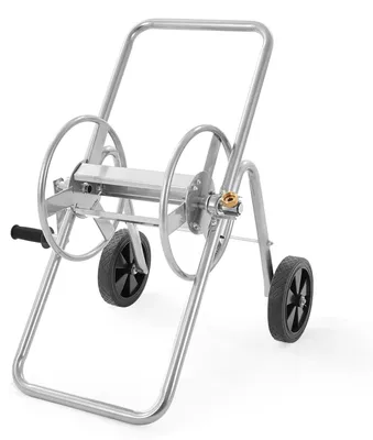 Image de Chariot enrouleur VEVOR pour tuyau de 1,5 x 53 cm – Chariot pour tuyau d'arrosage avec roues