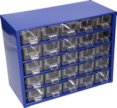 Produktbild von KOTARBAU® Kleinteilemagazin Metall 25K Sortierkasten Teilebox Aufbewahrungsbox für Kleinteile