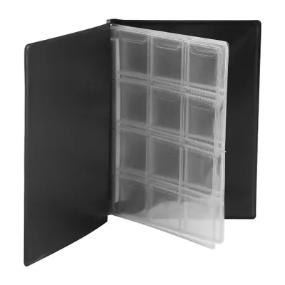 Produktbild von Neu 120 taschen 10 Seiten Welt Münze Lagerung Ordner Album Geld Sammeln Halter Buch Rot