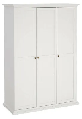Image de Armoire 3 portes - Chambre blanche 60,5 x 138,8 cm
