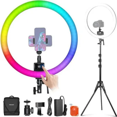 Obrázek produktu pro Kruhové světlo Neewer SRP18C s barevnými RGB LED diodami