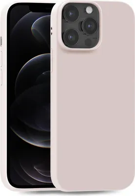 Produktbild von Hülle für Apple iPhone 12 | 12 Pro - Handyhülle Cover aus Silikon in Baby Rosa