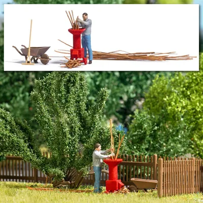 Produktbild von Busch A-Set:Gartenhäcksler H0 7970