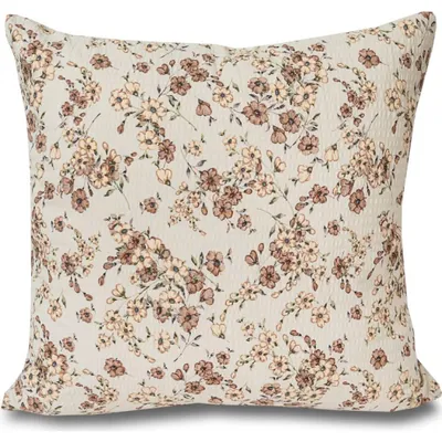 Produktbild von Kopfkissenbezug Krepp Blume beige